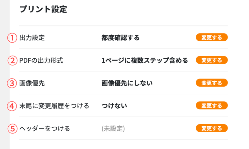 画像02:設定項目の説明