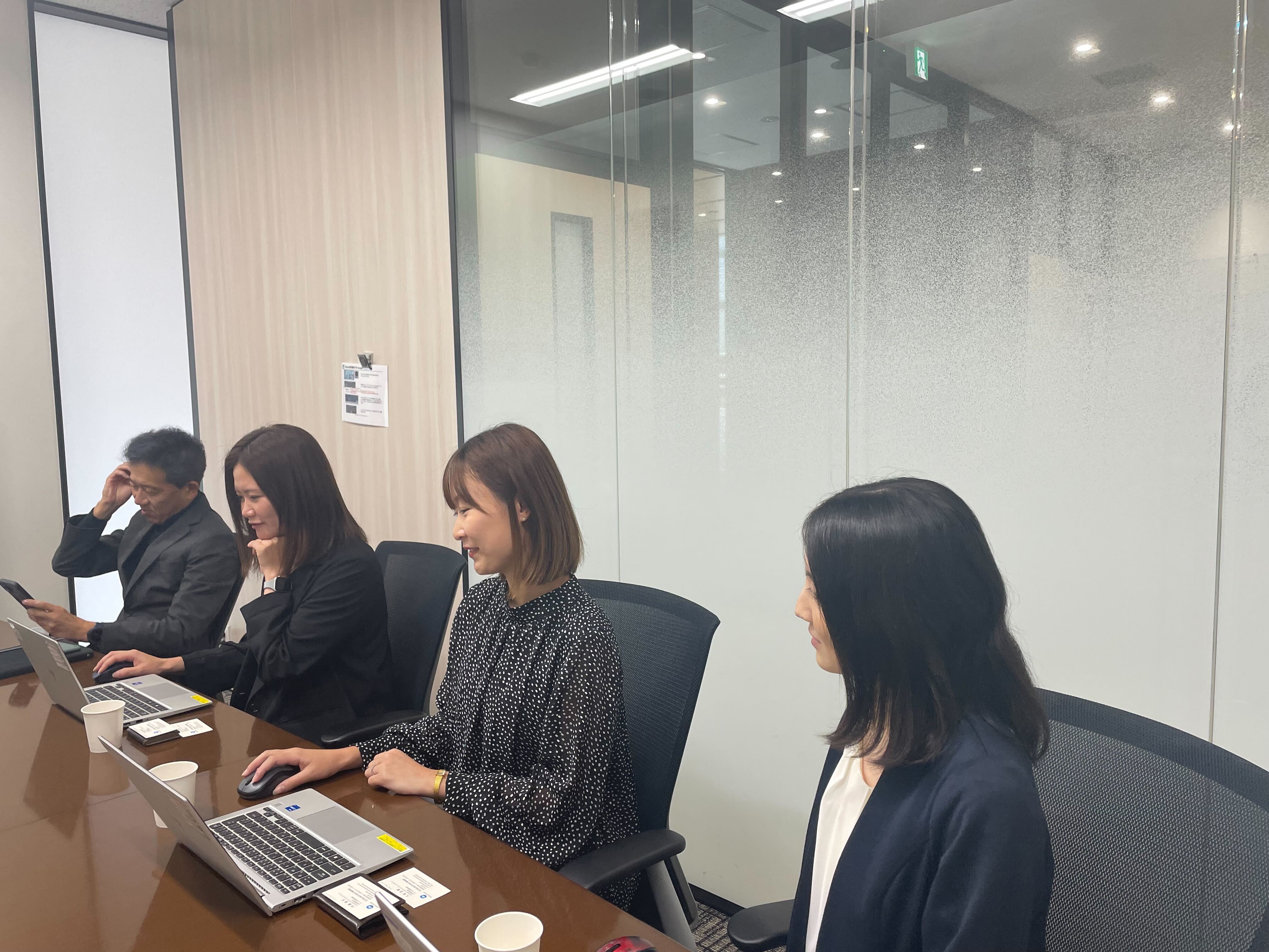 インタビュー風景